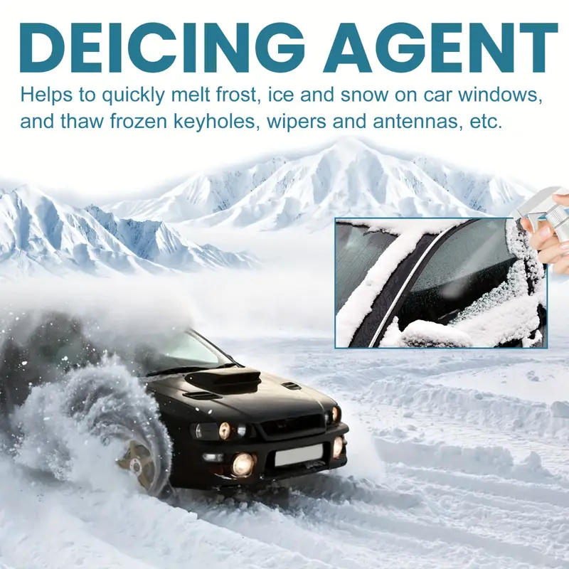 Car Snow Melt Windshield Deicer Defroster Ice Remover Spray Car Melting  Agent