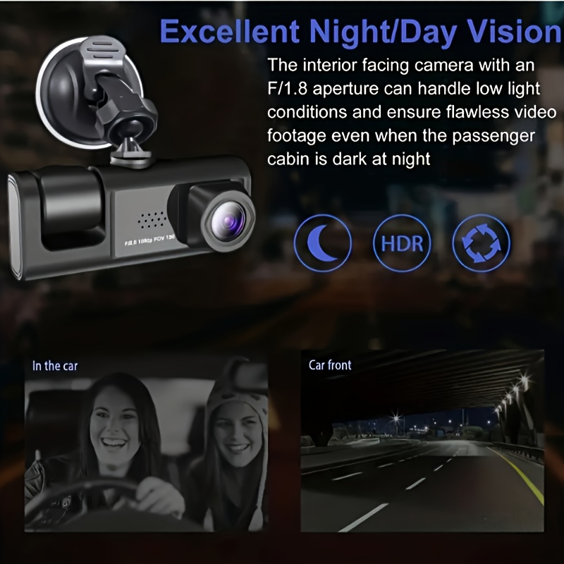 Front Facing View Car Camera with Monitor