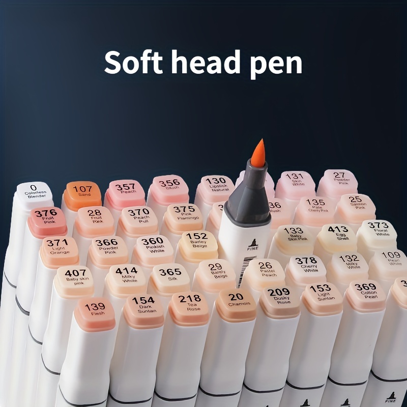 24colors peinture marqueur couleur de peau ensemble stylo à - Temu Belgium