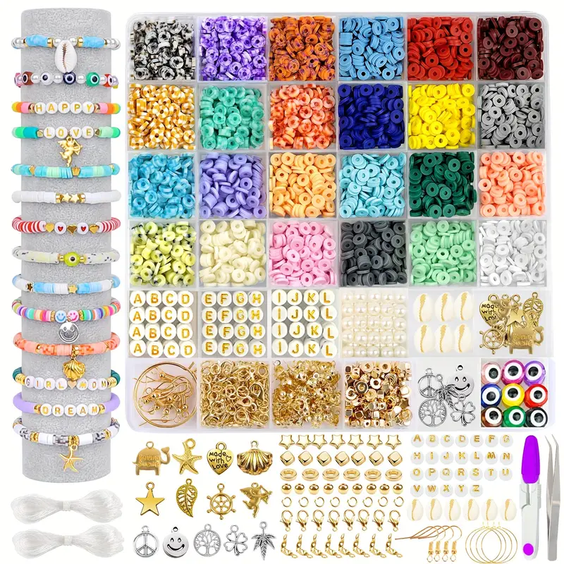 Clay Beads Kit - Temu