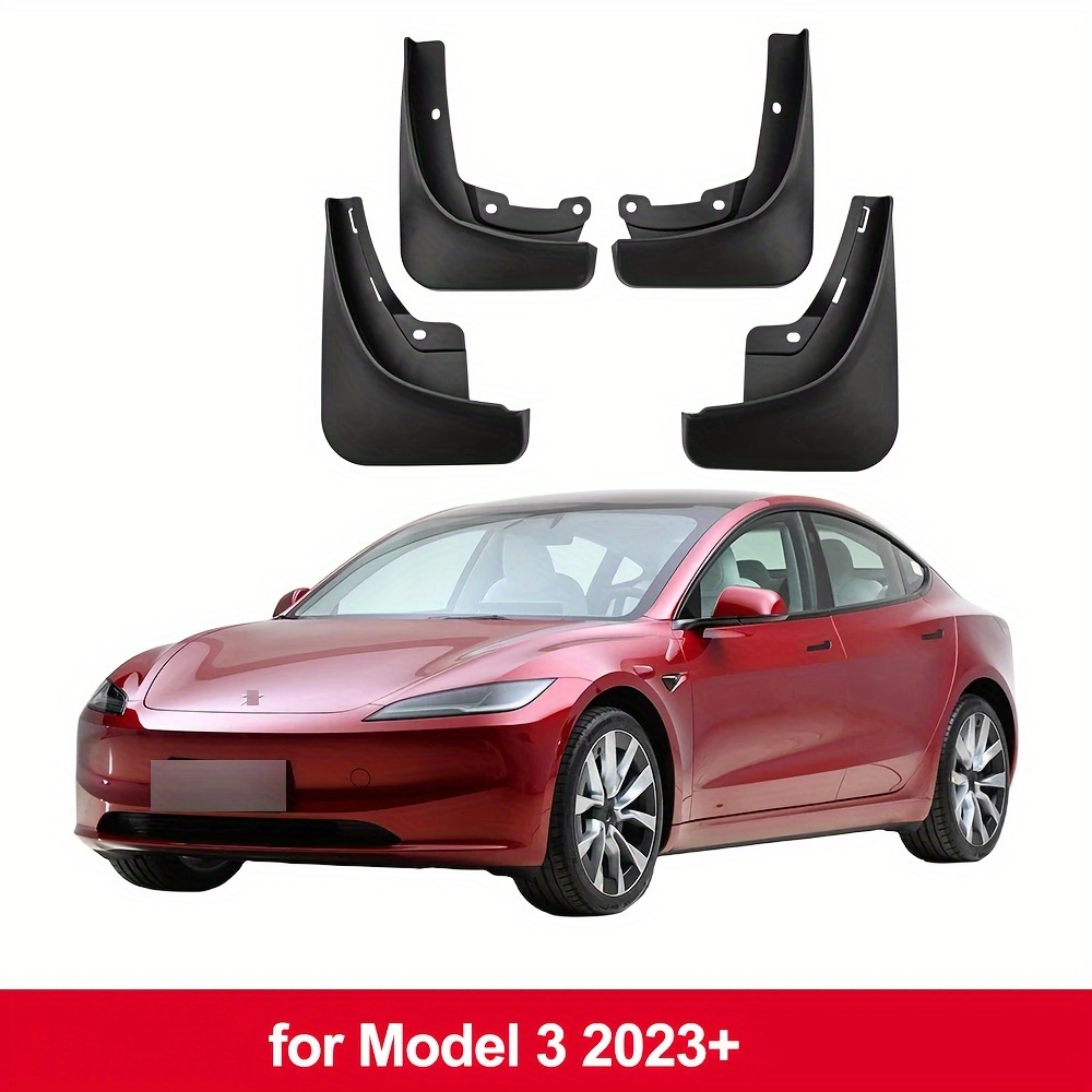 4pcs MudFlaps For Tesla Model 3 Highland 2016-2024 Splash
