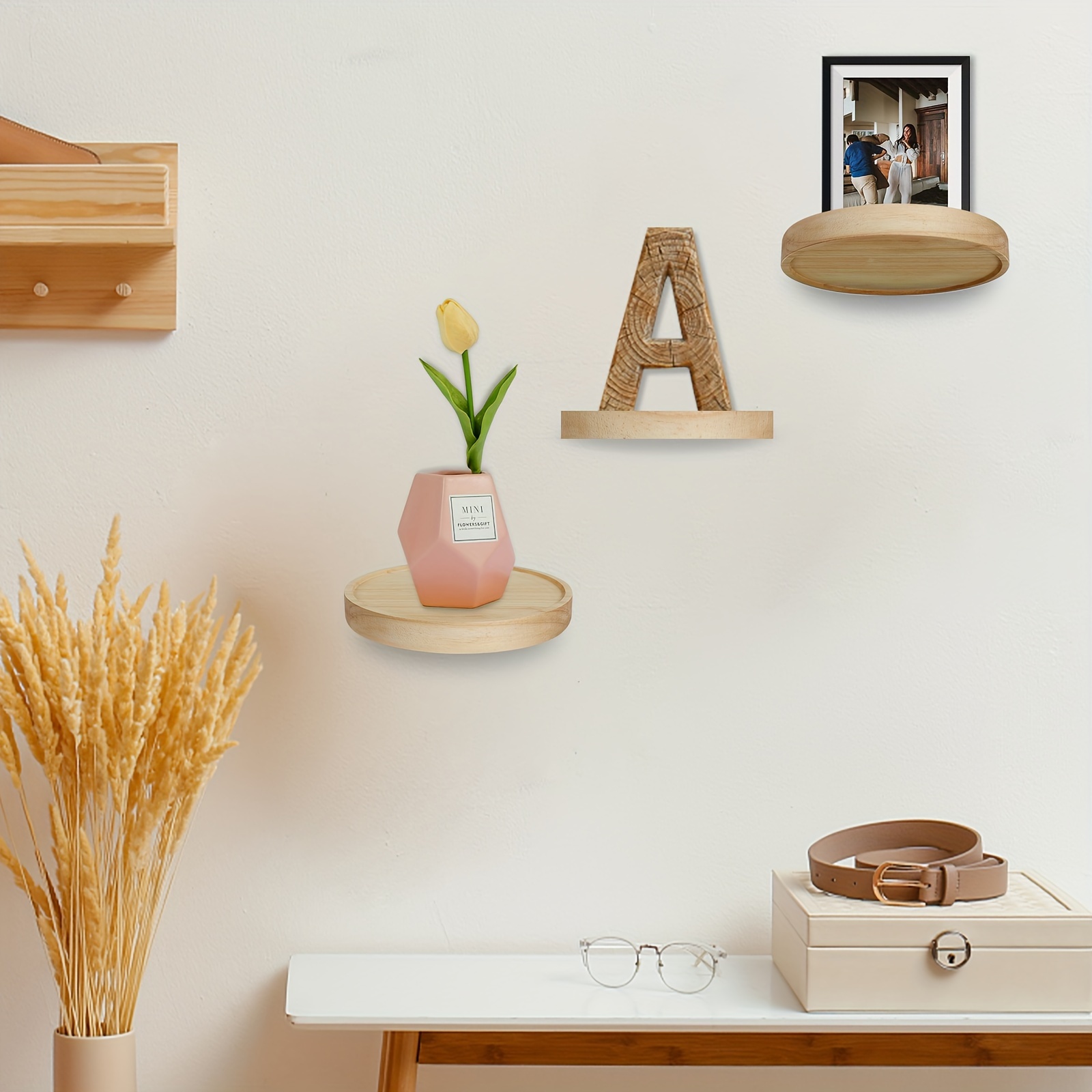 Wood Floating Shelf, Floating Shelves, Rustic Shelf, Bathroom