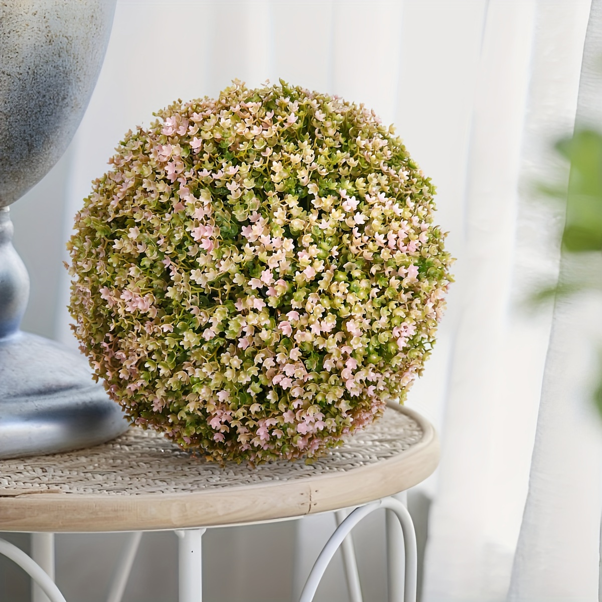 Künstlicher Buchsbaum 40cm Mit Erdspieß - UV-beständige Deko-Pflanze Für Garten & Terrasse