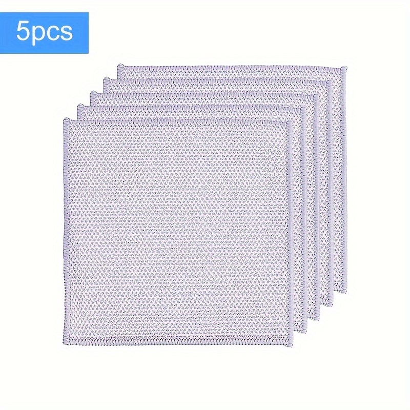 Scouring Cloth Steel Wire Dishwashing Cloth Daily Cleaning - Temu