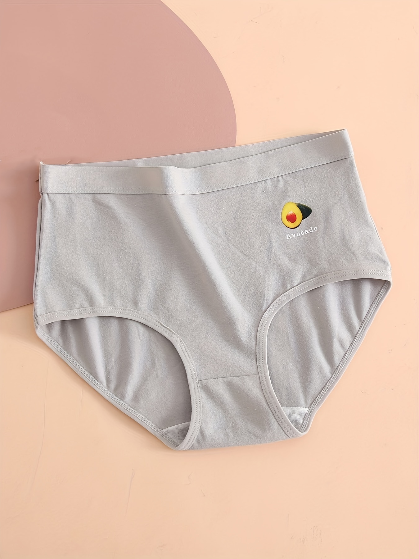 Cartoon Print Briefs Comfy Cute Stretchy Intimates Panties - Temu