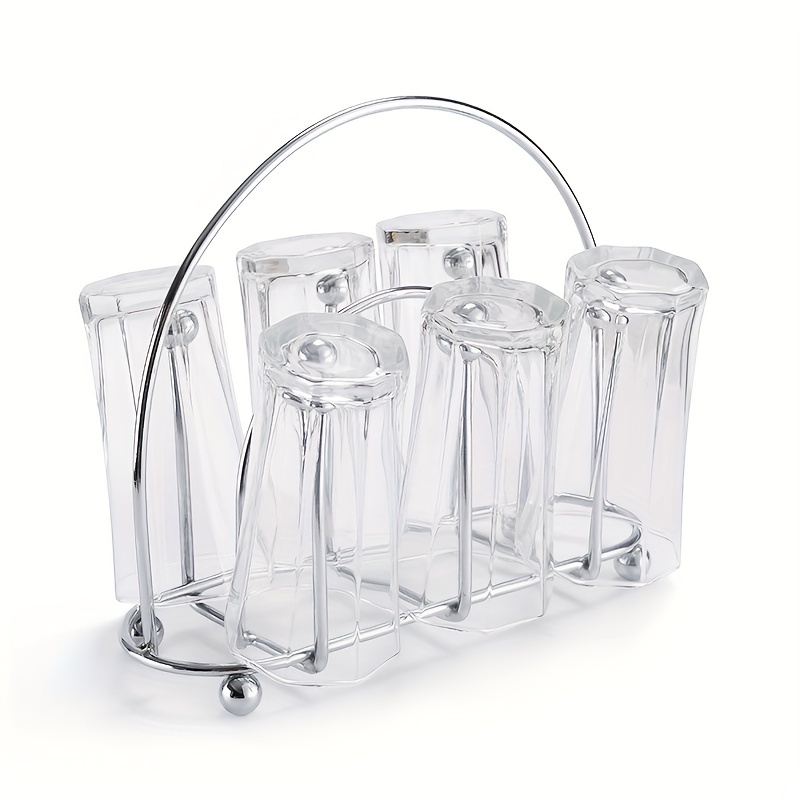 cup drying rack stand, 6 cup