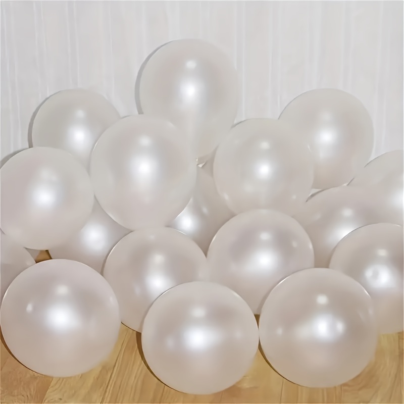 

"perfect Different Sizes Pearl White Balloons, Mini Pearl White Party Balloons For What You Think In Your Heart 5/10/12/18"" Pearl White Balloons For Bridal Shower, Birthday Party