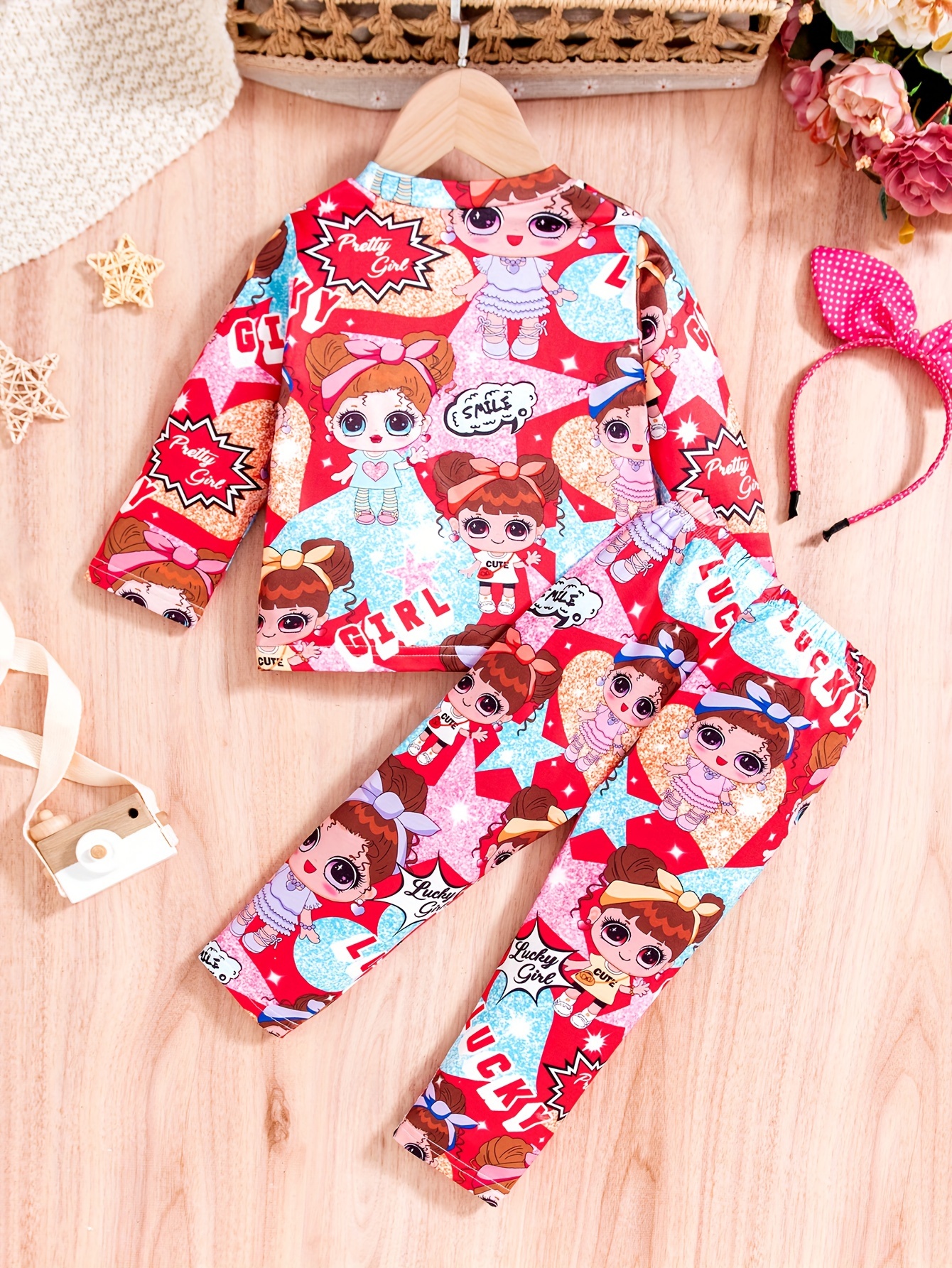 Girls 2 Piece Pajama Set