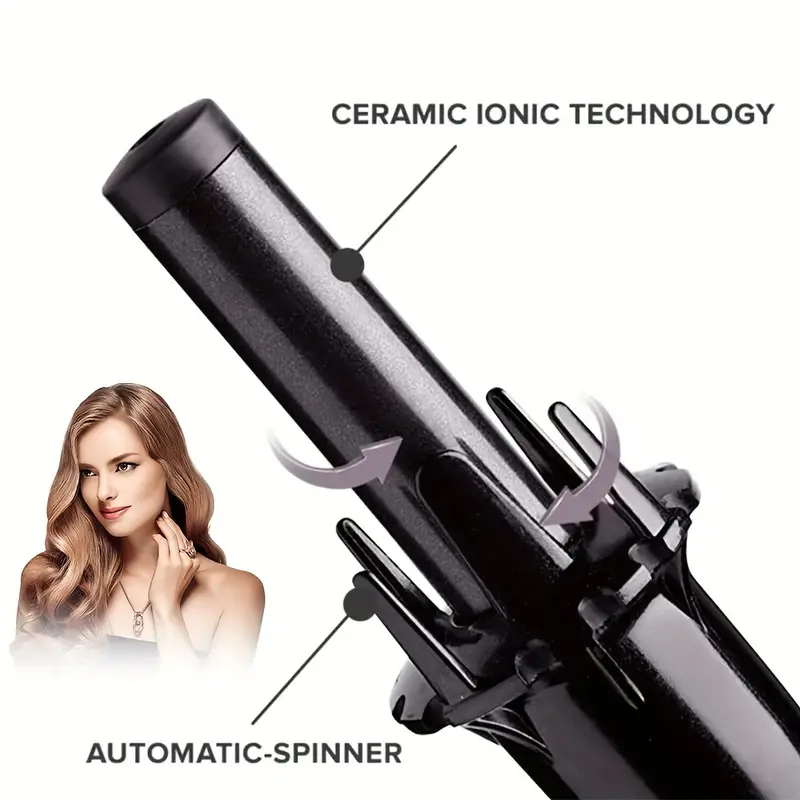 automatic curling iron portable hair curler hair styling tool for home use for women girls details 0