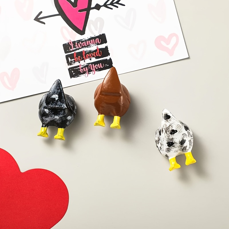 Fridge Magnets Cartoon Chicken Butt Fridge Magnets Kawaii - Temu