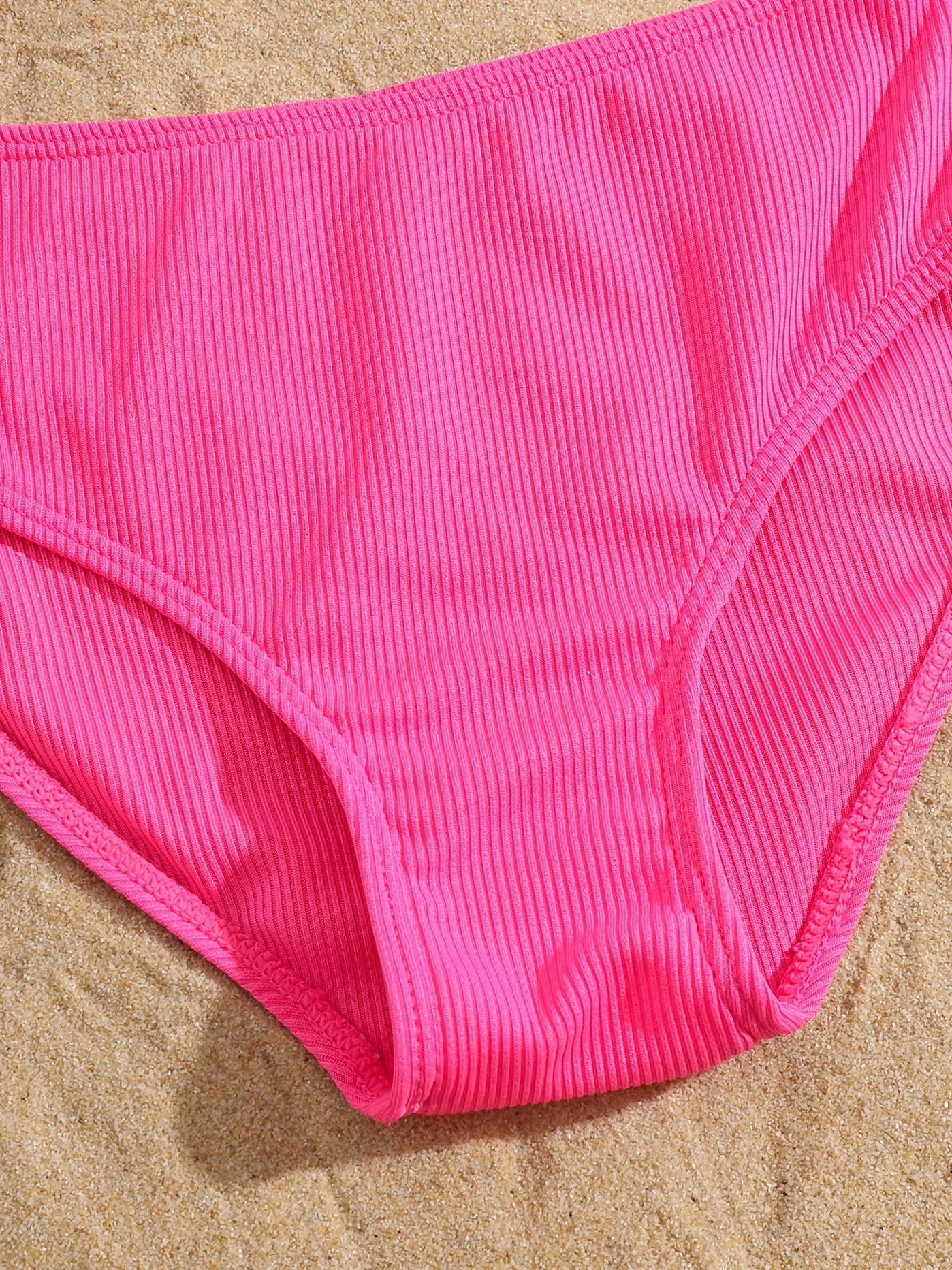Hot Pink Bikini Girls Youth Size Small Two Piece Bathing Suit