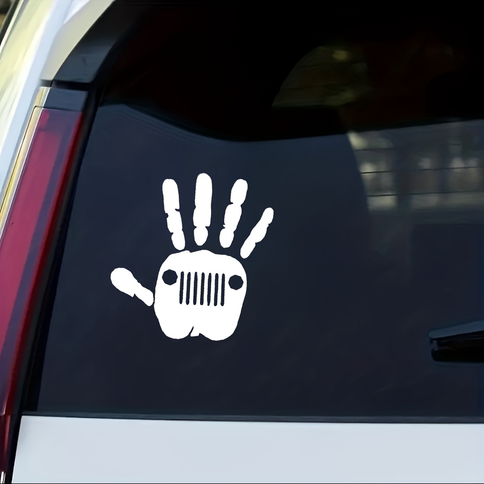 Stilvolle Wave Hand Rückspiegel Aufkleber Auto Tür Fenster - Temu