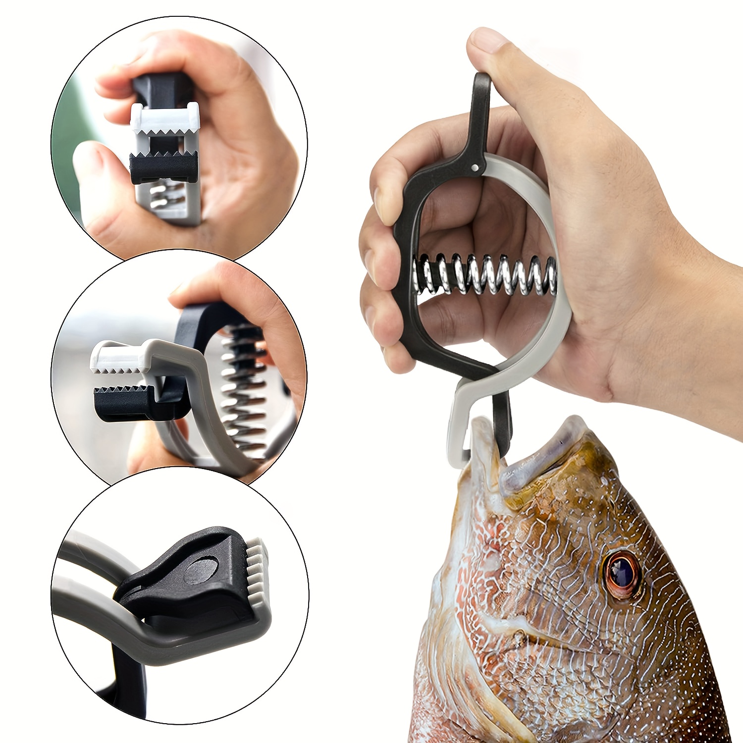 1pc Fish Catcher, Fishing Gripper, Fish Lifter With Rope, Fishing  Accessories