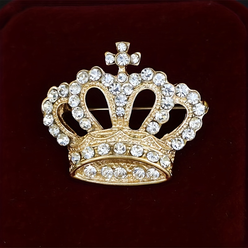 Crown pins deals and brooches