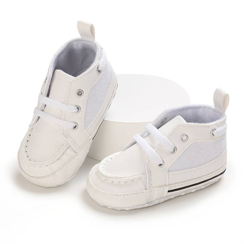 Infant Baby Sneakers Lace Up Soft Sole 