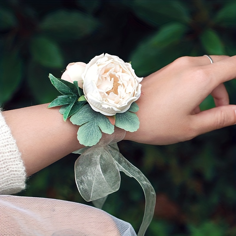 Bridesmaid Wrist Flowers Wedding