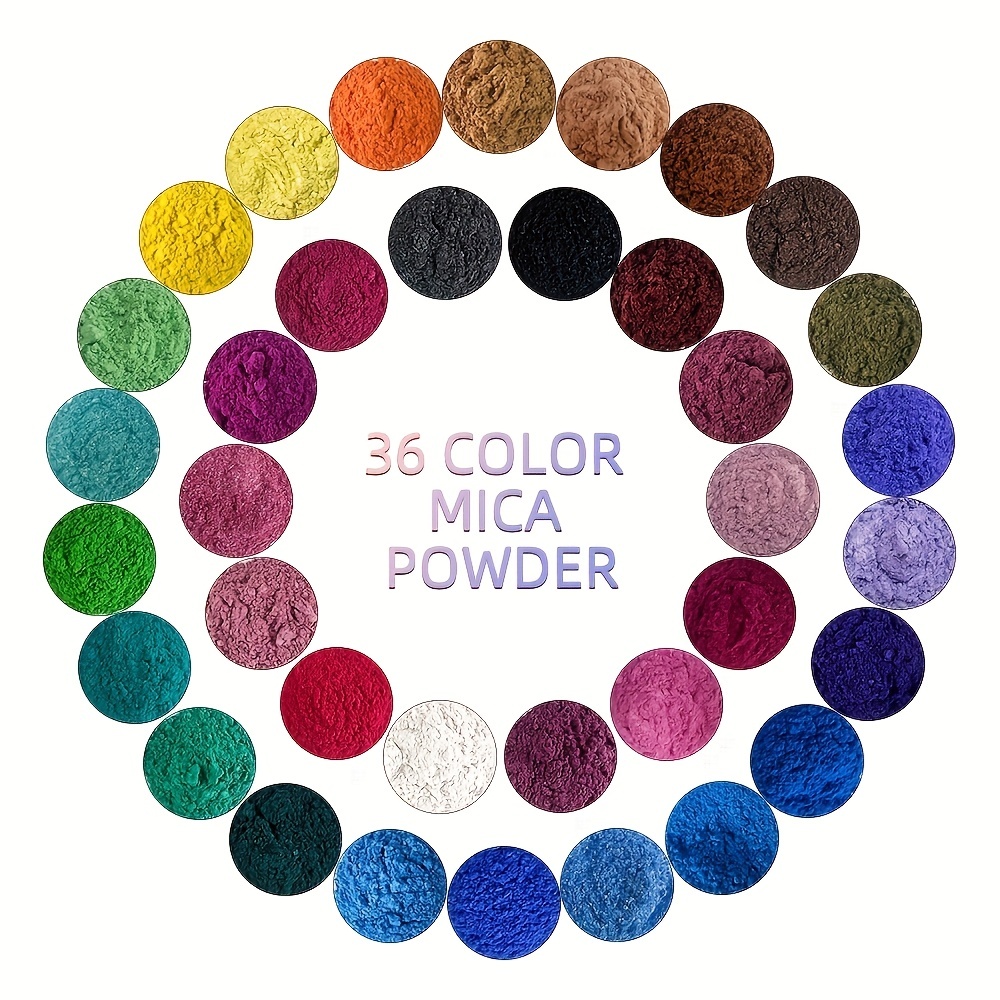 Mica Powder Set Epoxy Resin Pigment for DIY Soap Making Bath Bomb Colorant  Paint Nail Art Eyeshadow Makeup Dye -Skin Safe - AliExpress