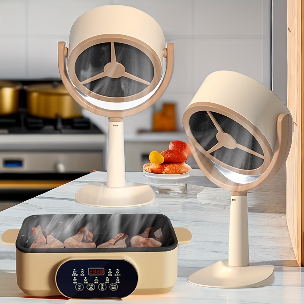 Hotte de cuisine portable, mini hotte de bureau avec écran filtrant  amovible, réglable et angle, hotte aspirante à faible bruit pour la maison,  la