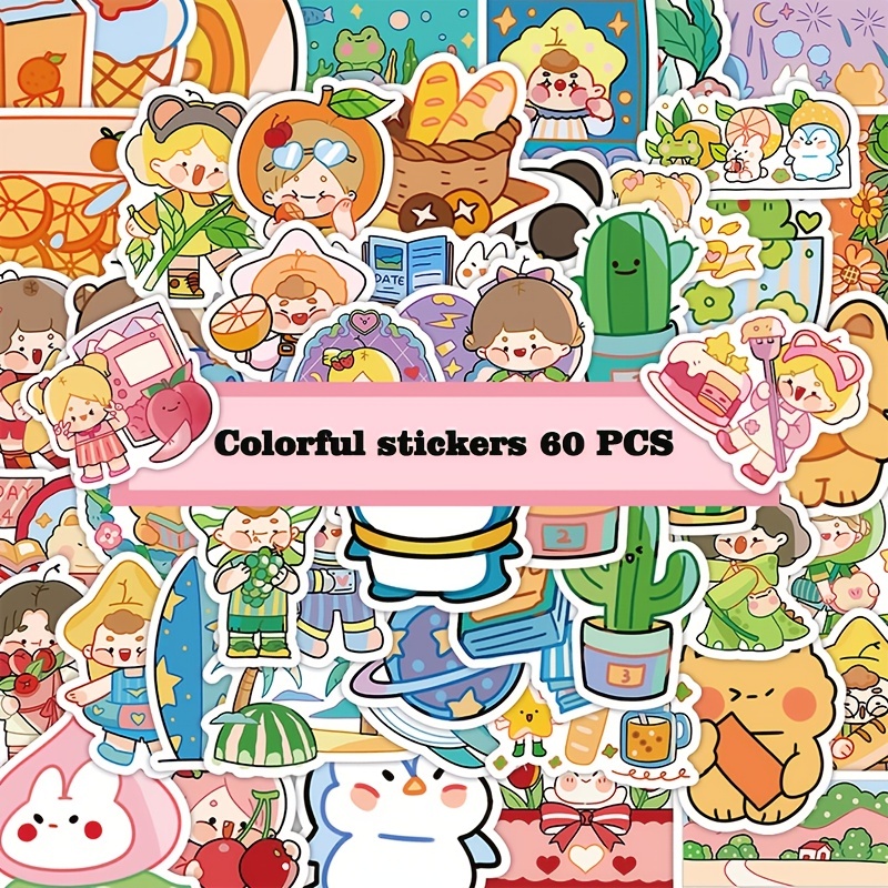 Anime Stickers Anime Cartoon Stickers For Laptop Notebook - Temu