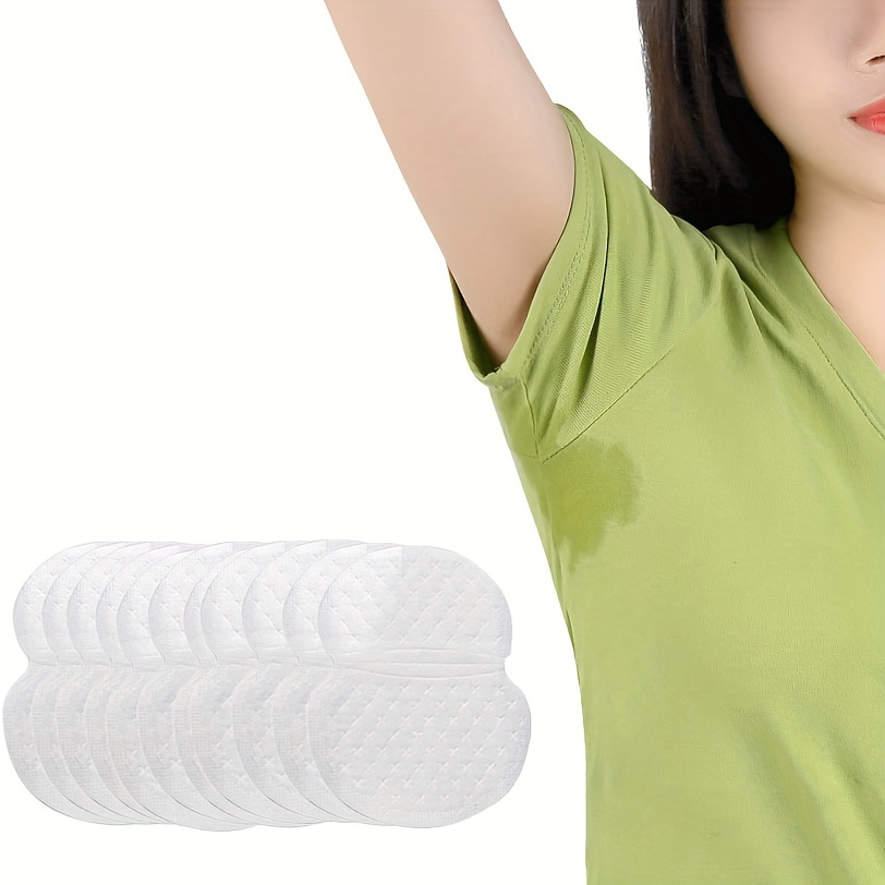 100pcs Armpits Sweat Pads For Underarm Sweat Absorbing Pads For Armpits  Clothing Disposable Anti Sweat Stickers Neck Sweat Pads