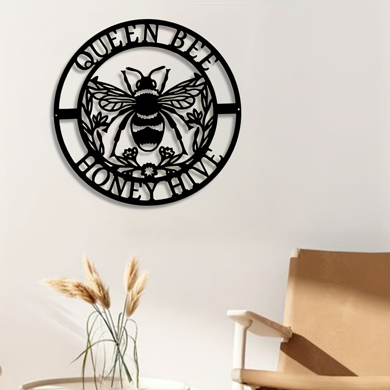 Creative Small Bee Iron Wall Decoration Wall Decoration - Temu