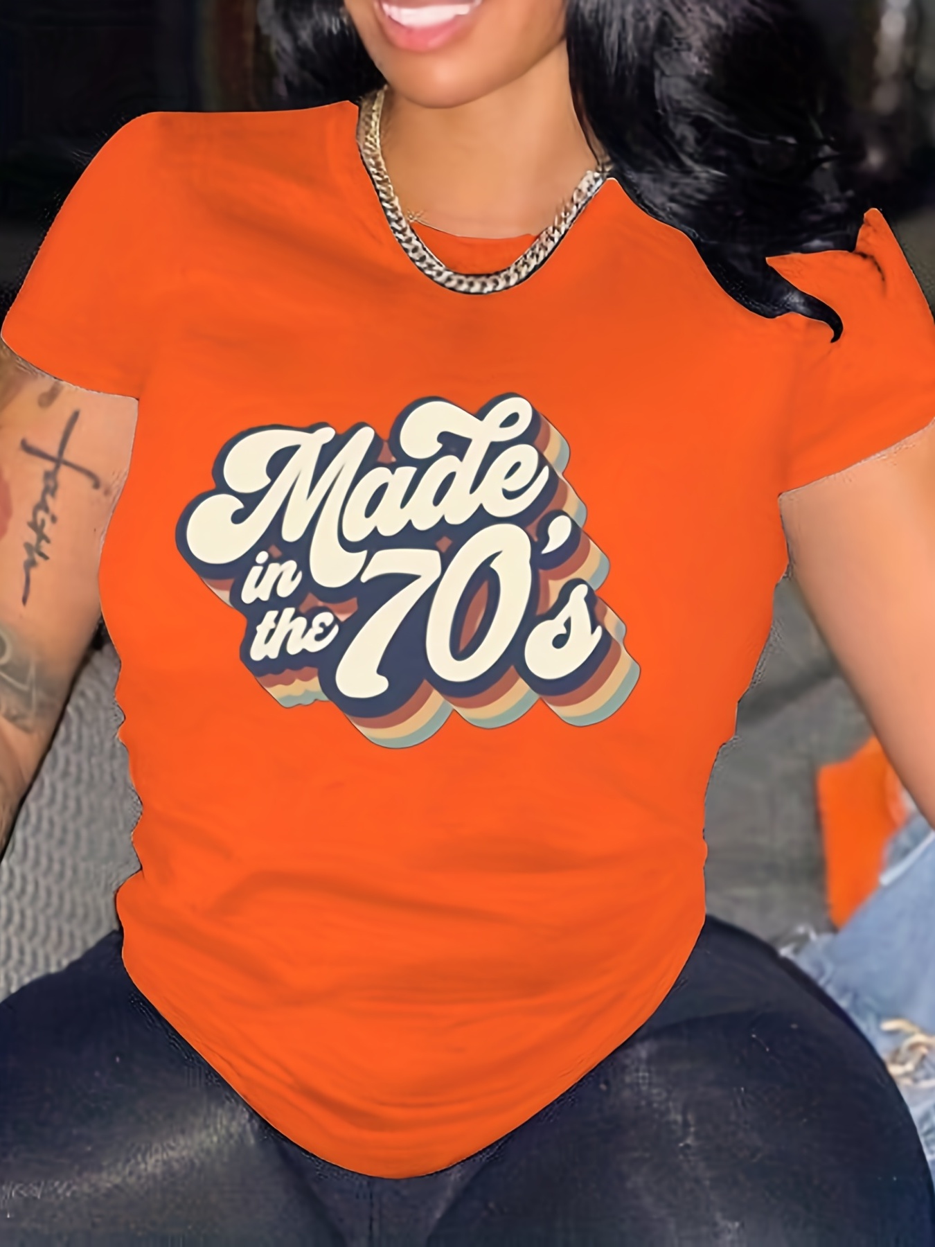 70s t shirts women's