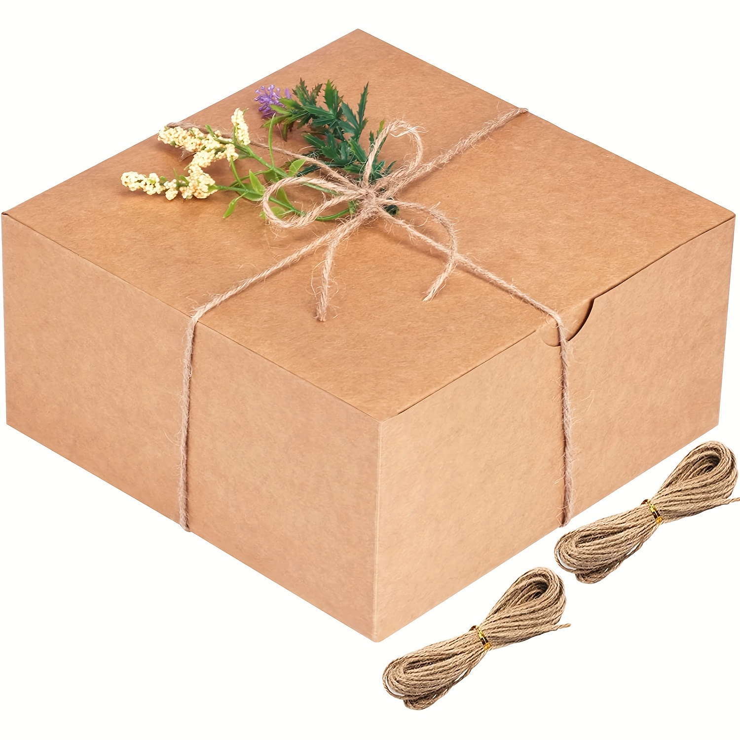 Eleganti scatole per bomboniere, scatole regalo da damigella d'onore  personalizzate blu & verde grazie alle scatole con nastro, 10 scatole  4x4x4, Cupcake Box -  Italia