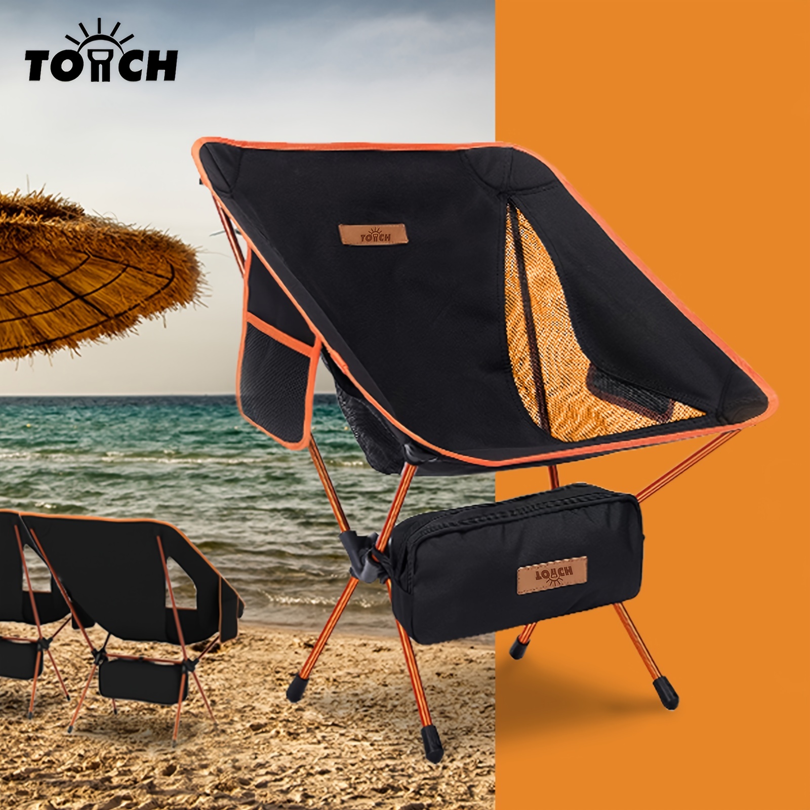 1pc Foldable Fishing Chair With Cooler Bag Portable Backrest Stool  Lightweight Outdoor Folding Chair For Fishing Hunting Beach Camping -  Sports & Outdoors - Temu
