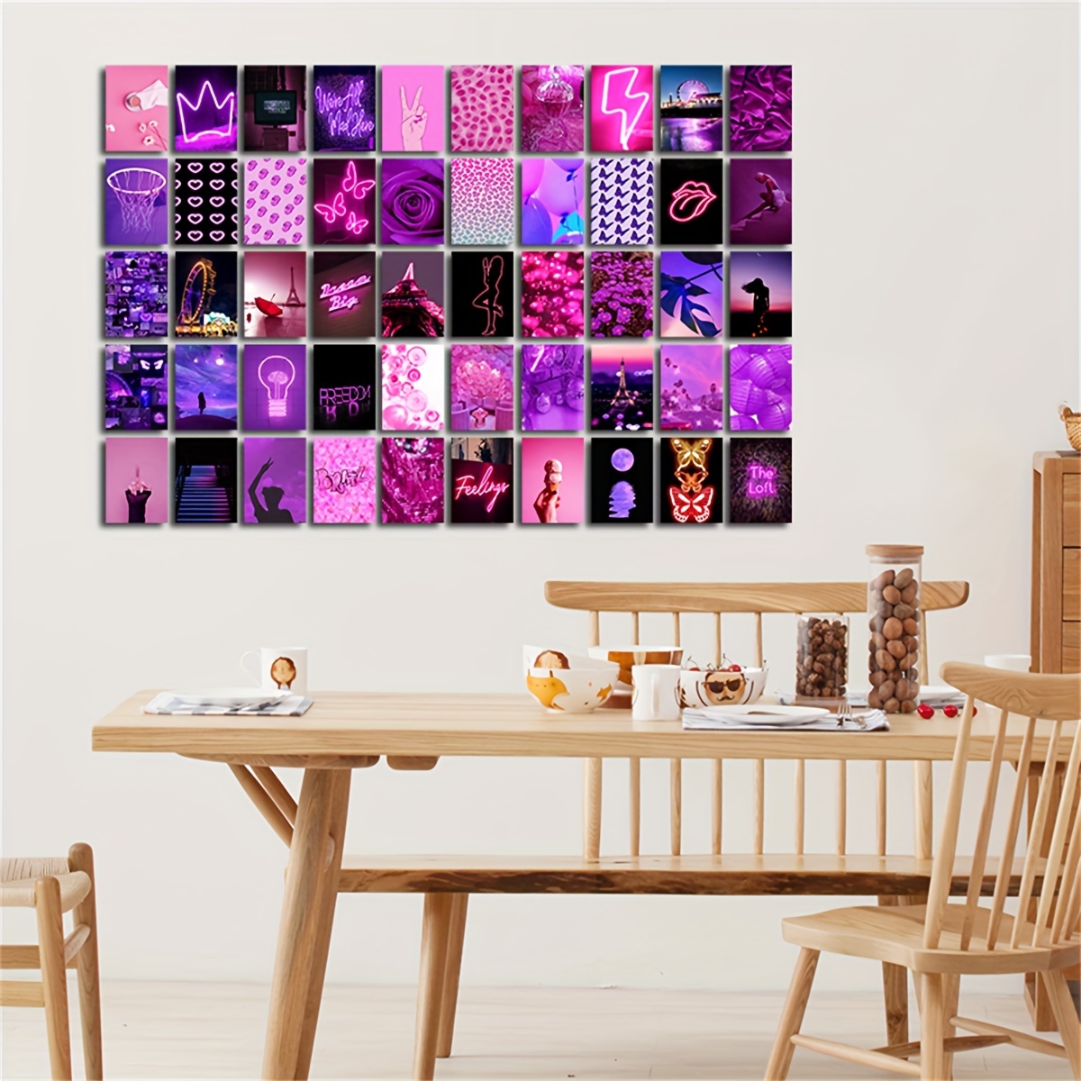 Pink Neon Aesthetic Pictures Wall Collage Kit, Cute Pink Room decor for  Teen Girls, Photo Collection Collage Aesthetic Posters for Room Decor, Wall  Prints Wall Decor for Bedroom/Dorm, 50PCS : : Home