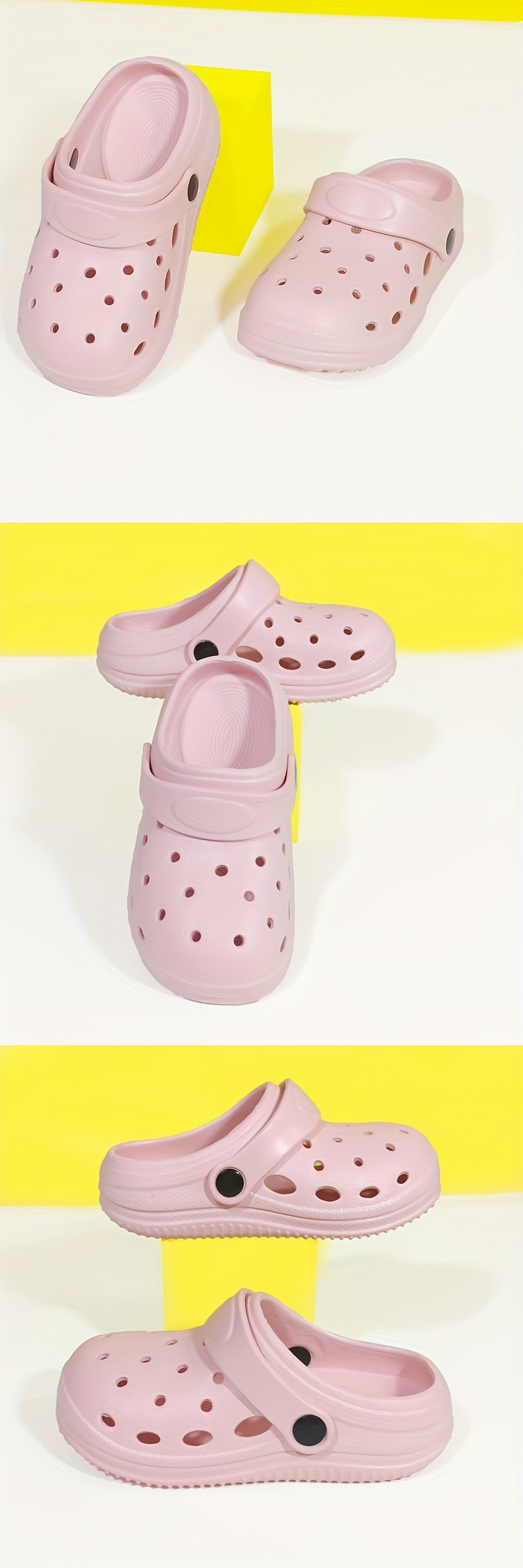 Boys' All-Season Soft EVA Clog Slippers - Slip- Arch & Breathable Round-Toe Design, Lightweight Indoor/ Shoes with Cushioned Insole, Multi-Color Options (, , White, Black, Navy, Brown) for Home, Play & Casual Attire - Ideal for Kids' Casual & Formal Events