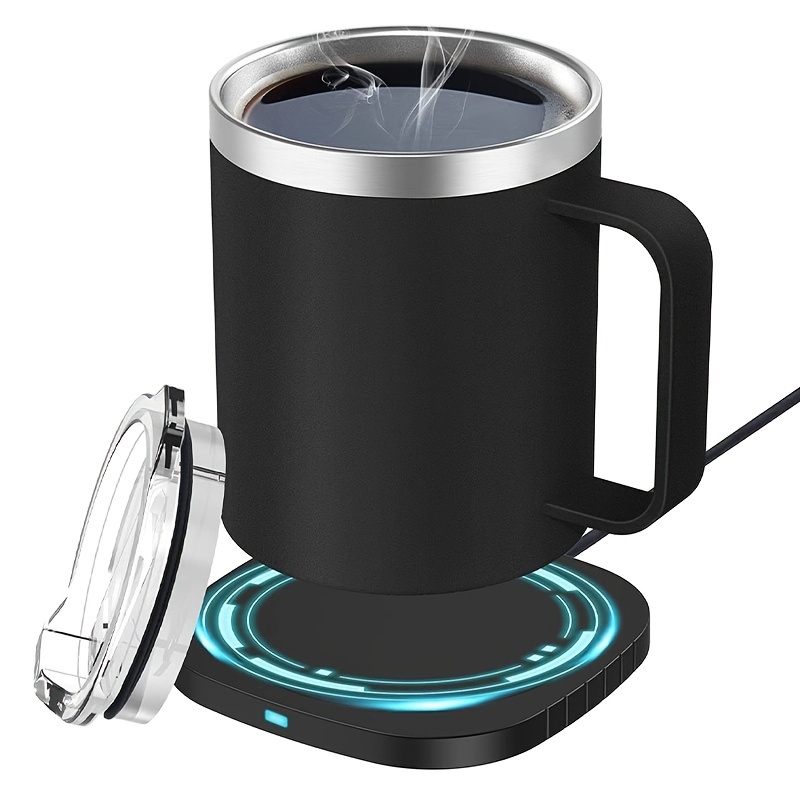 Winter Electric Mug Beverage Warmer Set w/Spoon Cup Heater for Coffee Tea  Mill