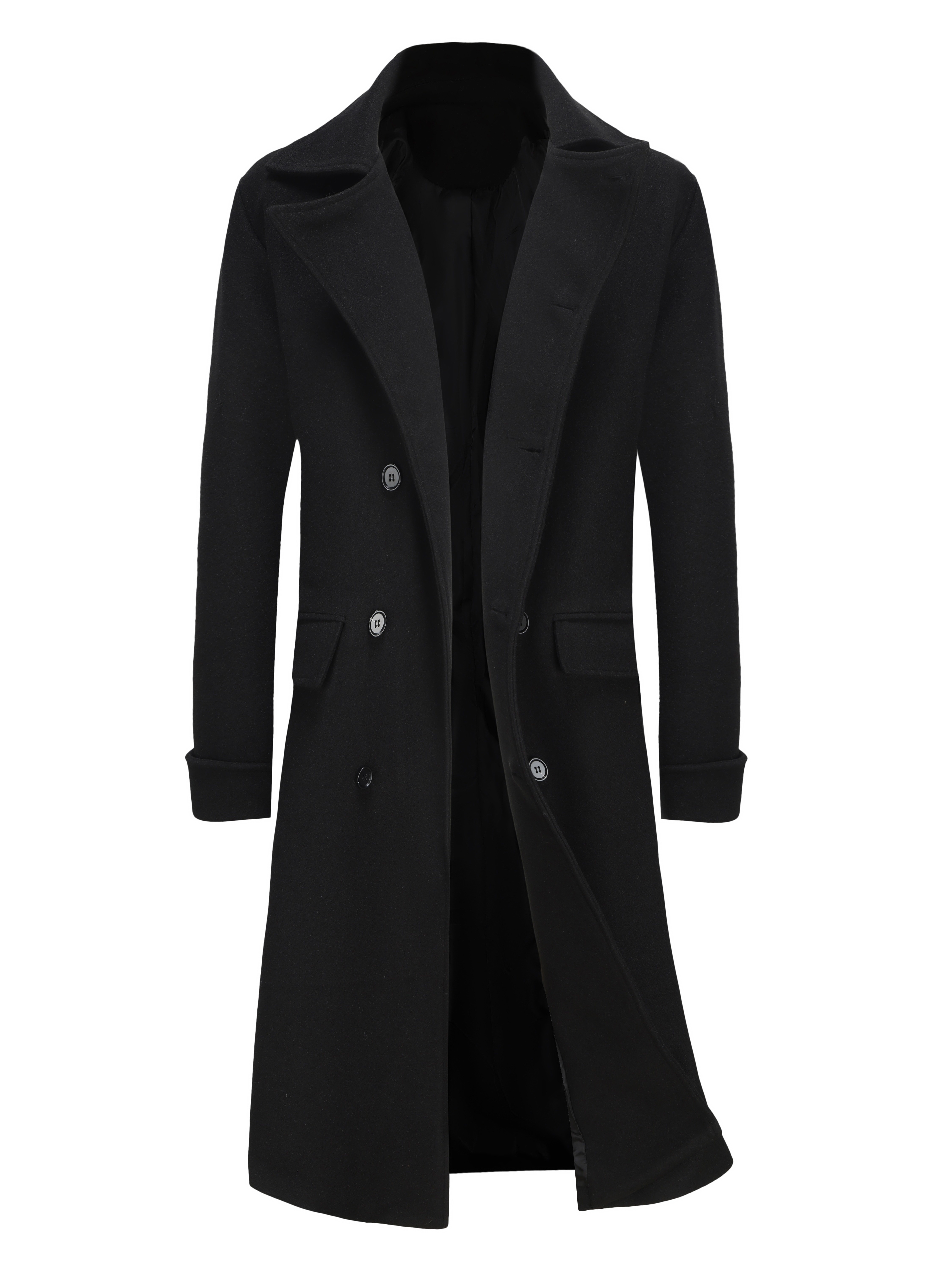 New Model Lapel Business Slim Autumn Mens Leisure Plaid Coat Long Jacket  Outwear