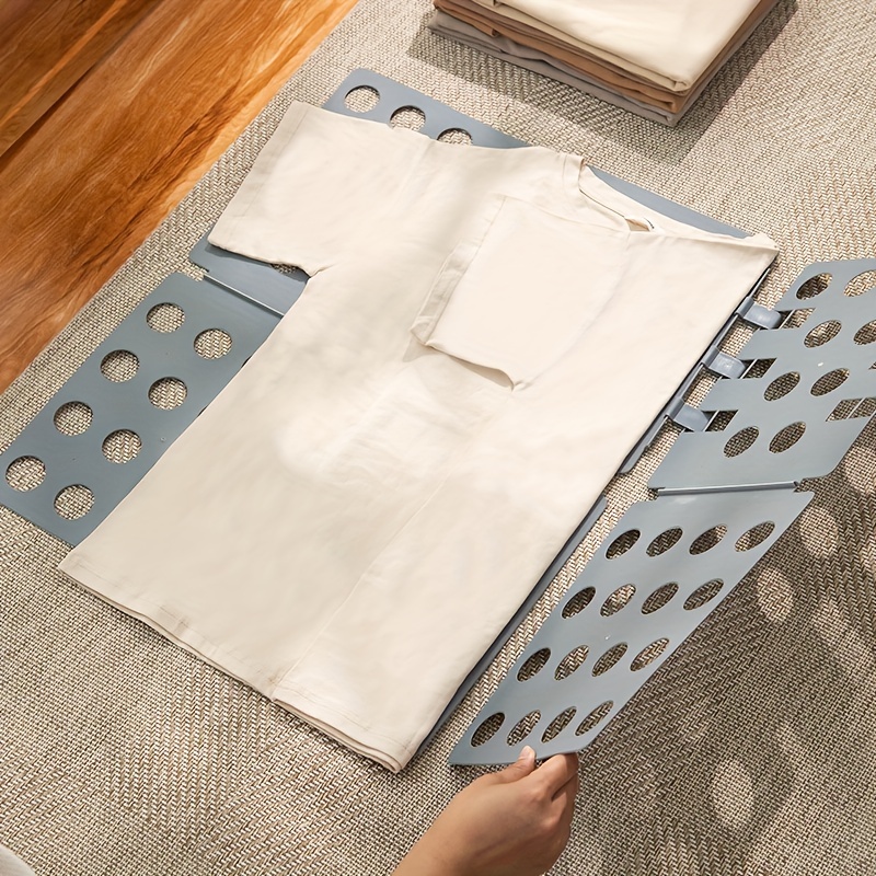 Shirt Folding Board, T Shirt Folder Board Clothes Folding Laundry Organizer  Dress Pants Towels Folder for Kids to Fold Clothes (Orange)