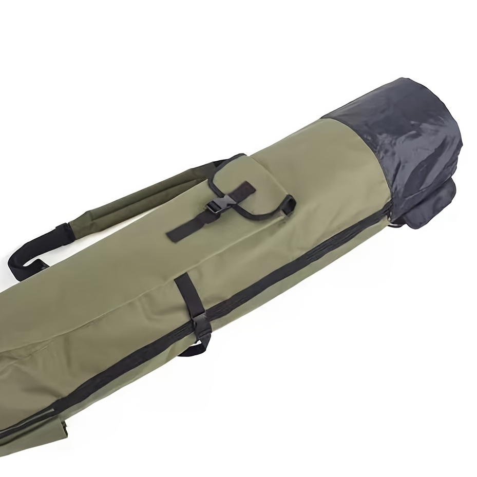 Case Multipurpose Hard Case Fishing Rod Storage Crossbody Bag Fishing Pole  Storage Case Carrier Bag With Strap Fishing Bag