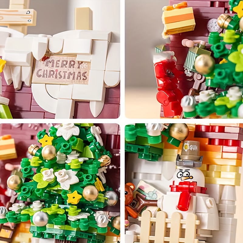 DIY Christmas Tree Building Blocks Set Toy Gift Home Decoration