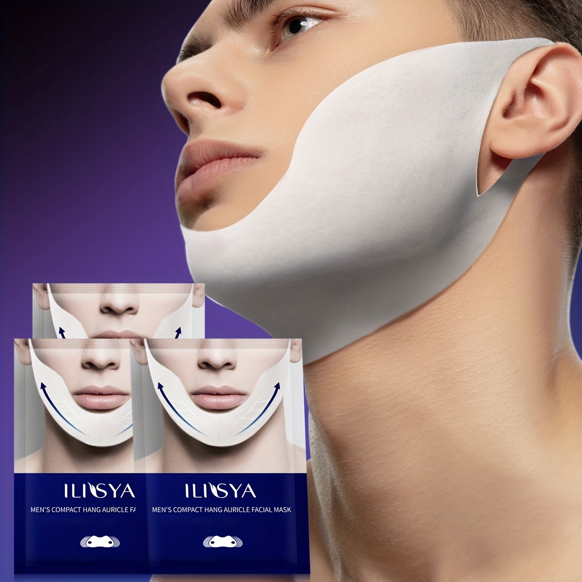 076 M Size Enhanced Version For Men And Women Face-Lifting Bandage V Face  Double Chin Shaping Face Mask, snatcher