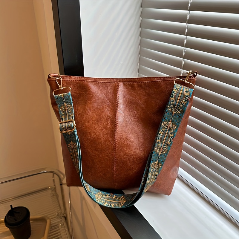 Vintage Bohemian Tote Bag, Retro Large Capacity Hobo Bag, Women's Boho  Handbag, Shoulder Bag, Crossbody Bag & Purse - Temu