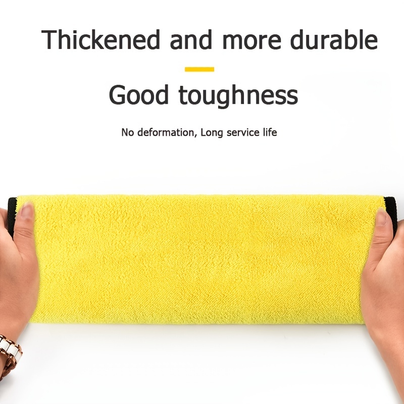 3pcs Thickened Large Microfiber Absorbent Cleaning Towel