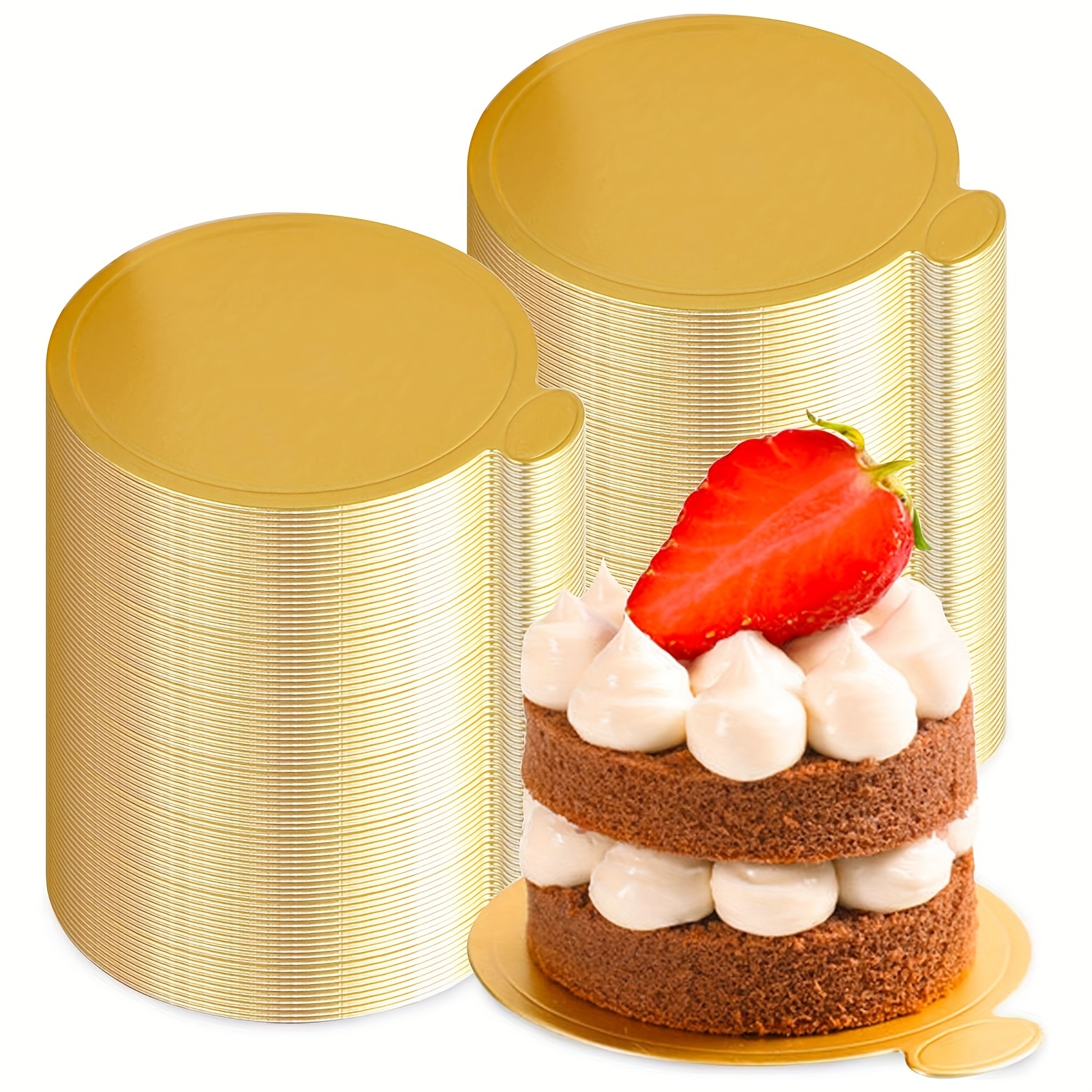 Plateau à gâteau doré carton plateaux à nourriture plateau à gâteau rond  argent - Chine Bac et bac à papier prix
