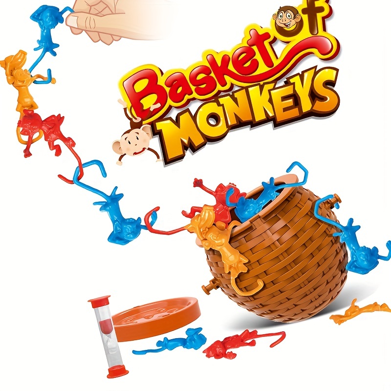 Monkey In Basket Fishing Monkey Game Educational Toy Parent - Temu