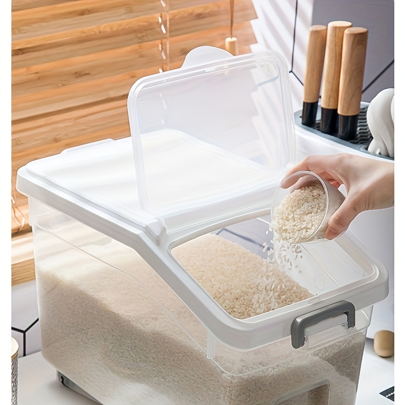 Rice Bucket Large Capacity Cereal Container Moisture proof - Temu