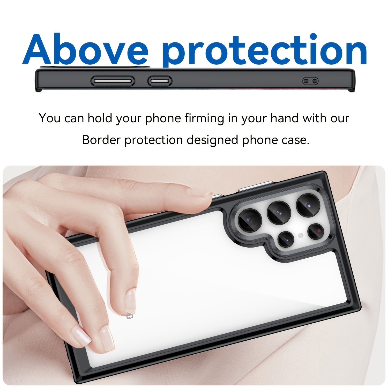 Soft Cover Shockproof Transparent Case Galaxy S23 - Temu