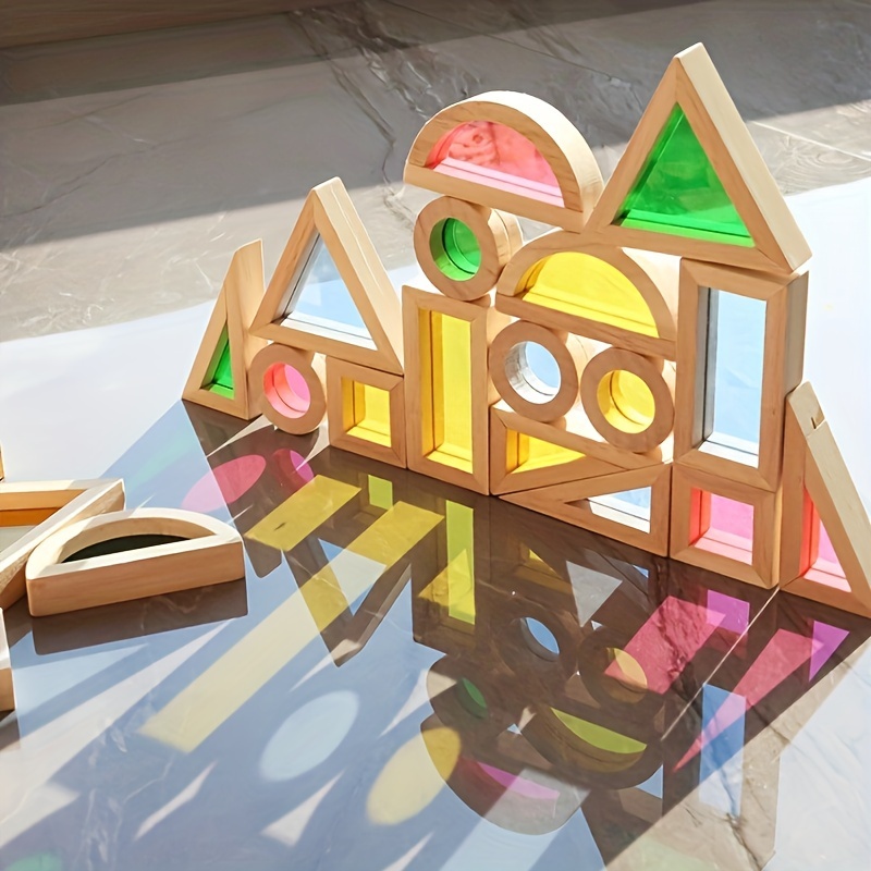 Acrylic Rainbow Building Block