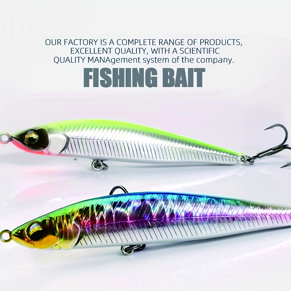 1pc Long Casting Jigbait Reflective Fishing Lure Bionic Bait Fishing ...