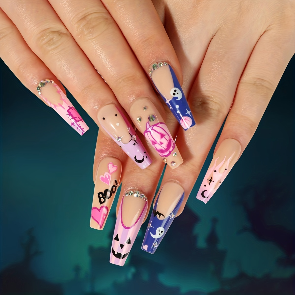 anime acrylic nails idea｜TikTok Search