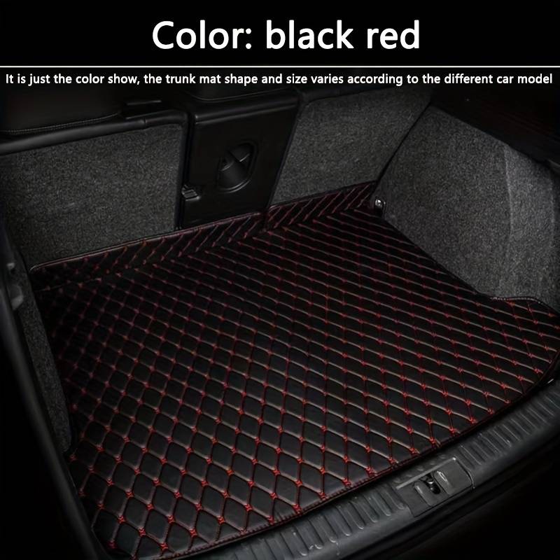 Rear Trunk Liner Cargo Tray Mat For Toyota Camry 2012-2017 – Waterproof Black Rubber/Polyester