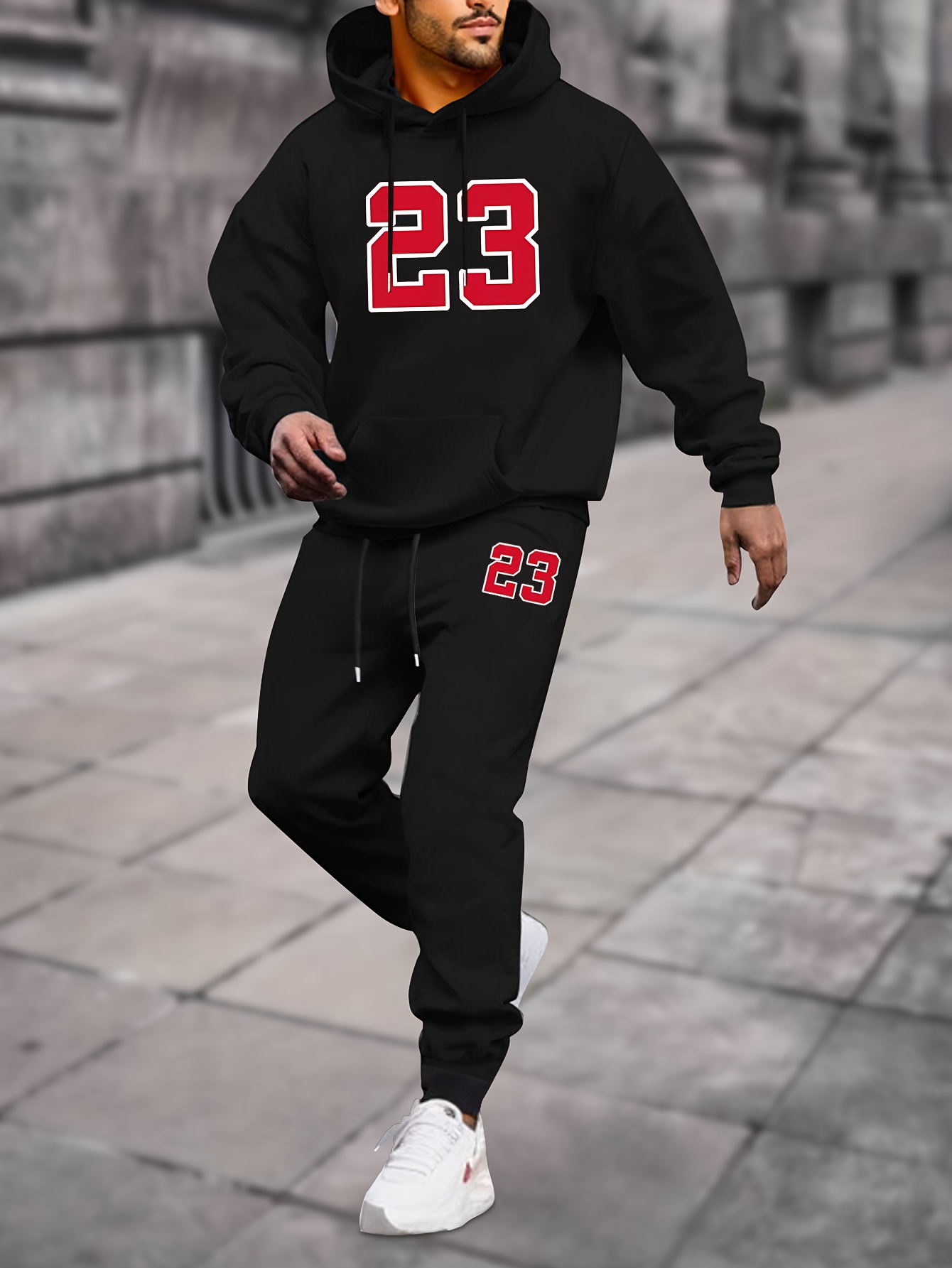 Tampa Bay Buccaneers Tracksuit 2PCS Sweatshirt Drawstring Sweatpants Set  Outfits