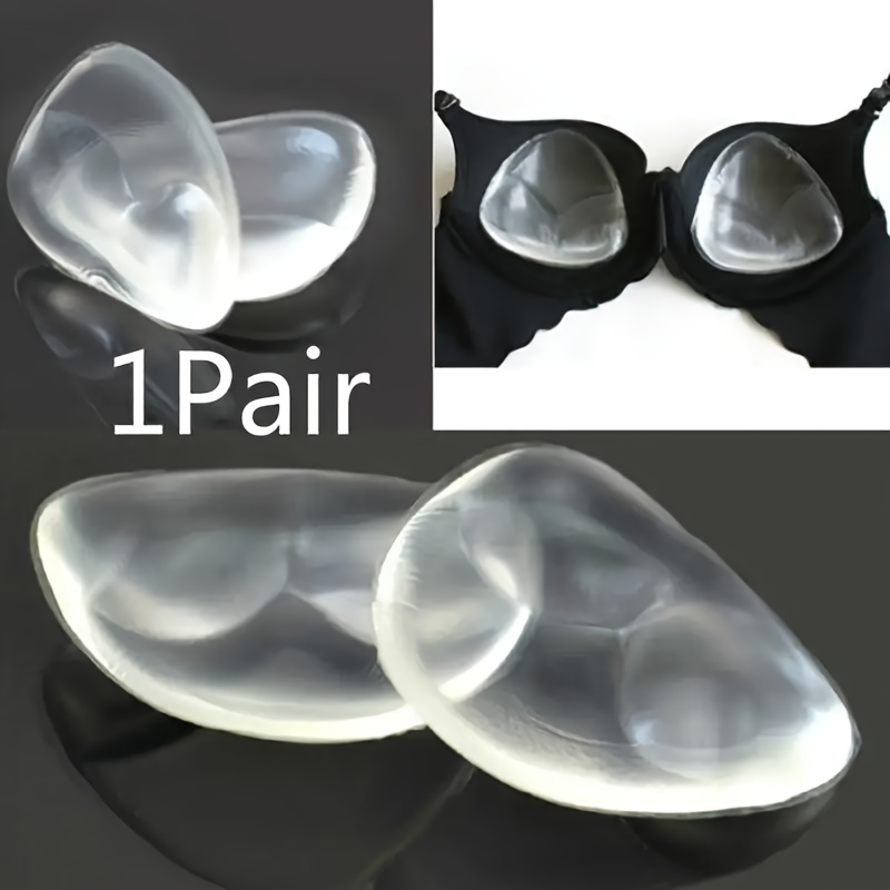 Silicone Bra Insert Pads Almofadas de realce invisíveis - Temu