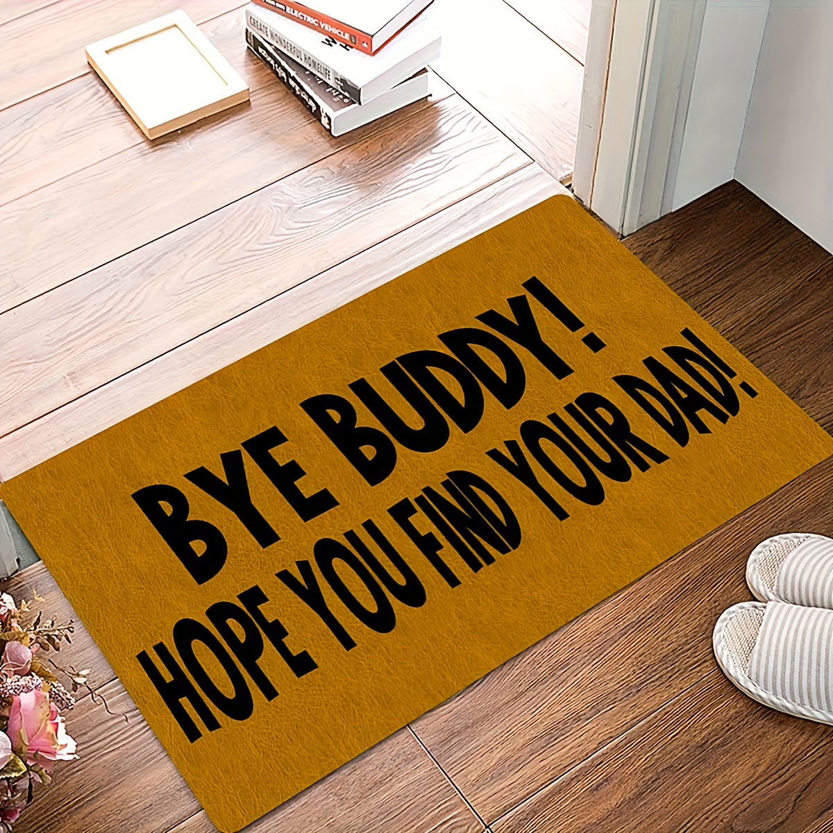 Anti-slip Rubber Backing Door Mat, Thickened Durable Doormat For
