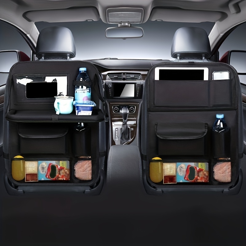 Tote Car Organizer Front Seat with Tissue Box & Cup Holder